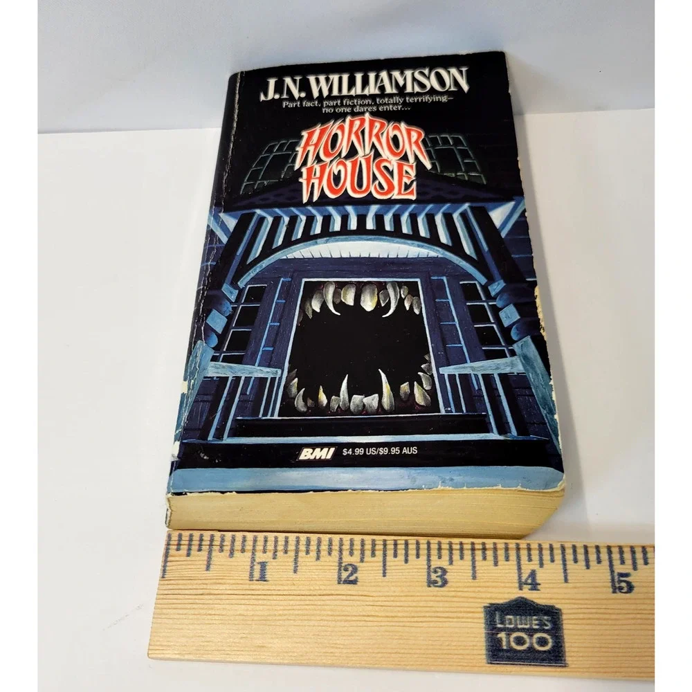Vintage 1981 Horror House J N Williamson BMI Paperback Book Haunted Novel‎